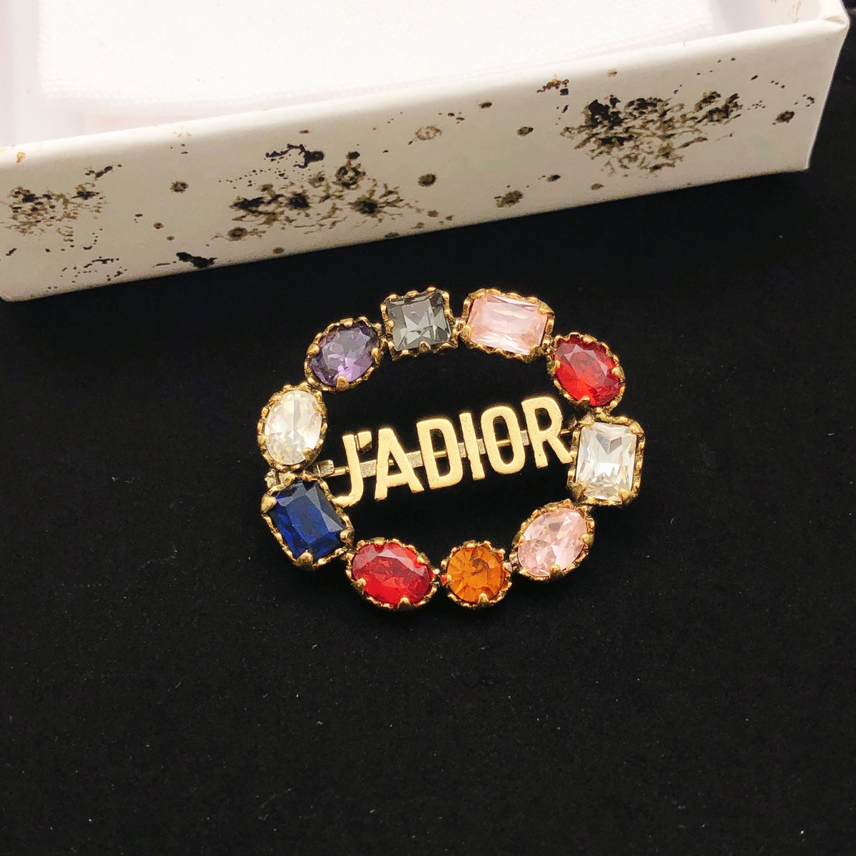 Dior J'Adior Multicolor Crystal Brooch - product image 3