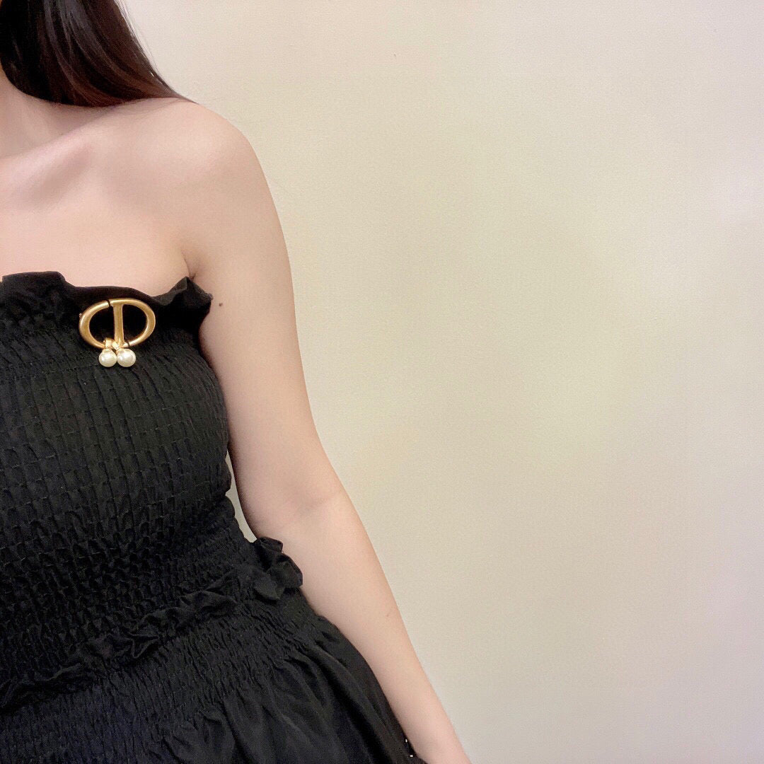 Dior CD Twin Pearl-Look Brooch - product image 5