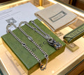 Gucci Anger Forest Interlocking G Antique Silver-Tone Silver-Tone Antiqued Chain Necklace - album image 1