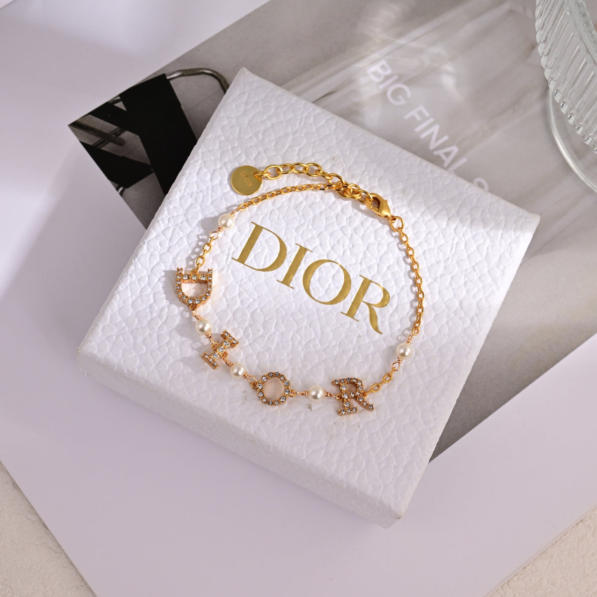 Dior Crystal Spaced Letter Jewelry - product image 5