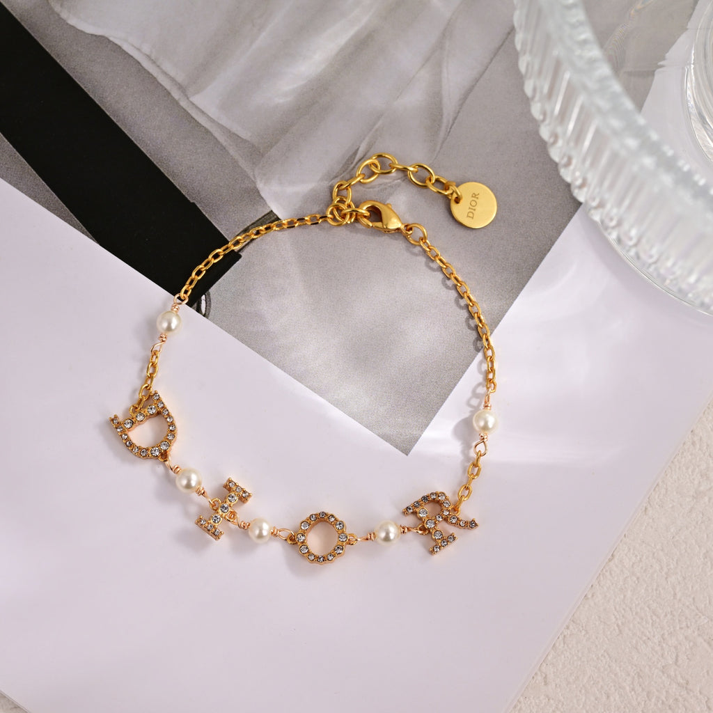 Dior Crystal Spaced Letter Jewelry - product image 6