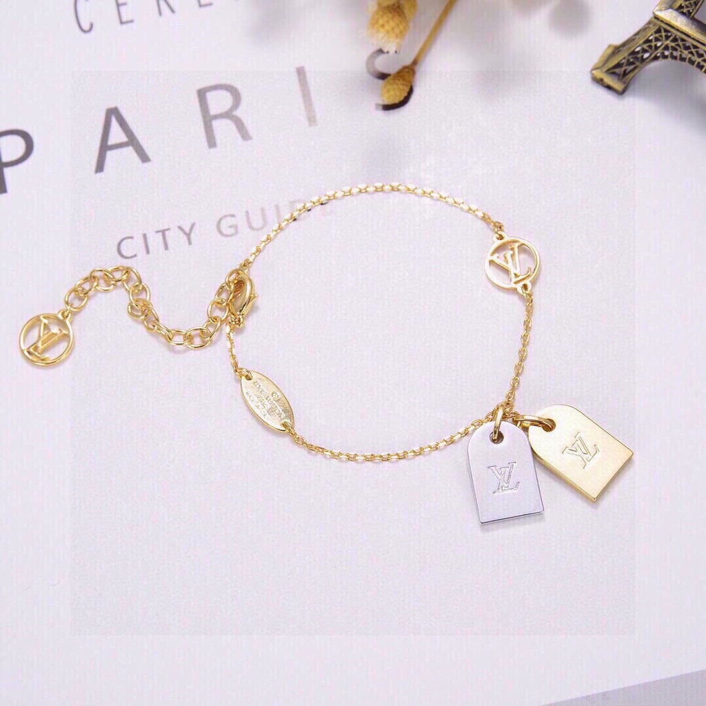 Louis Vuitton Two-Tone Double Tag Pendant Bracelet - album image 5