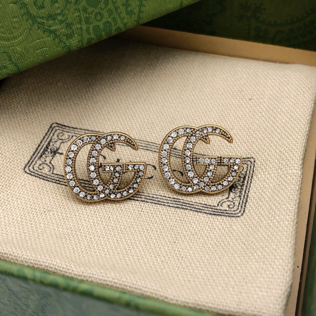 Gucci Interlocking G Crystal Accent Mini Earrings - album image 4