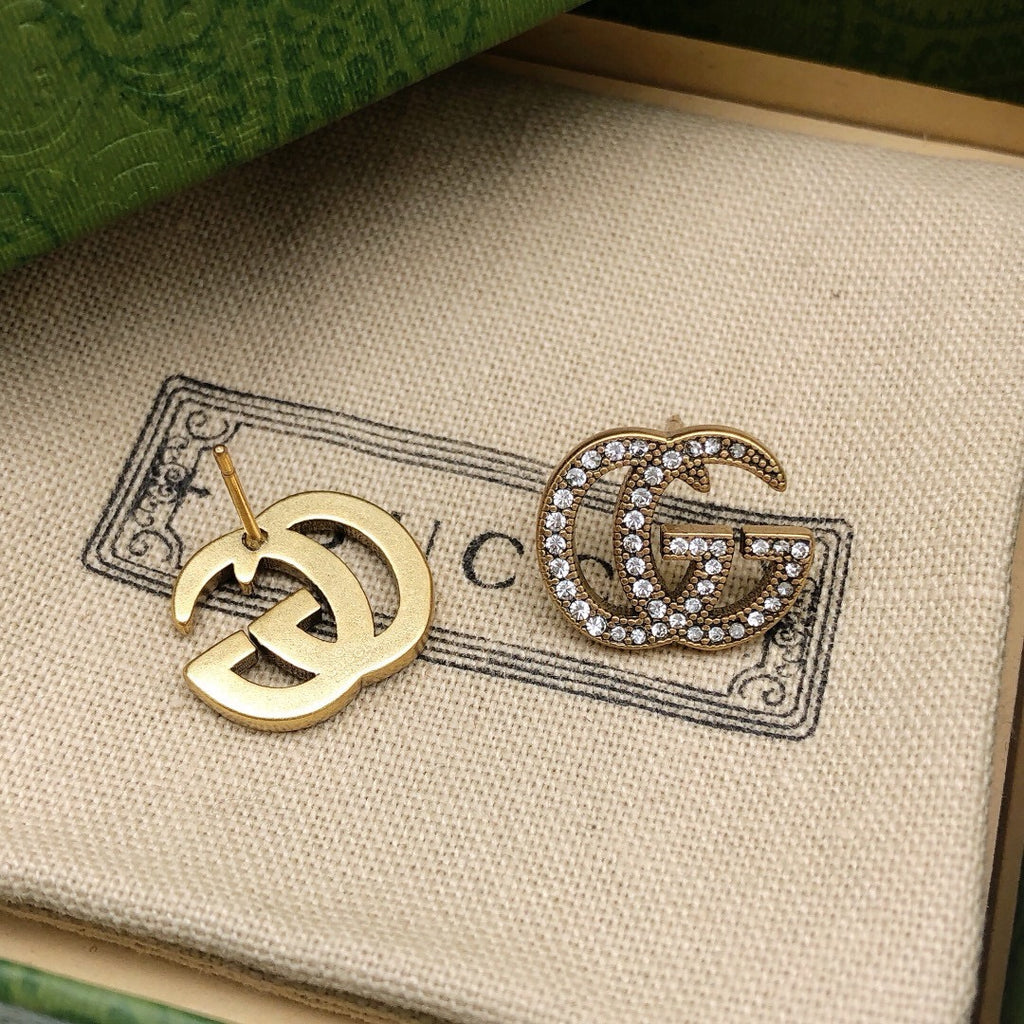 Gucci Interlocking G Crystal Accent Mini Earrings - album image 5