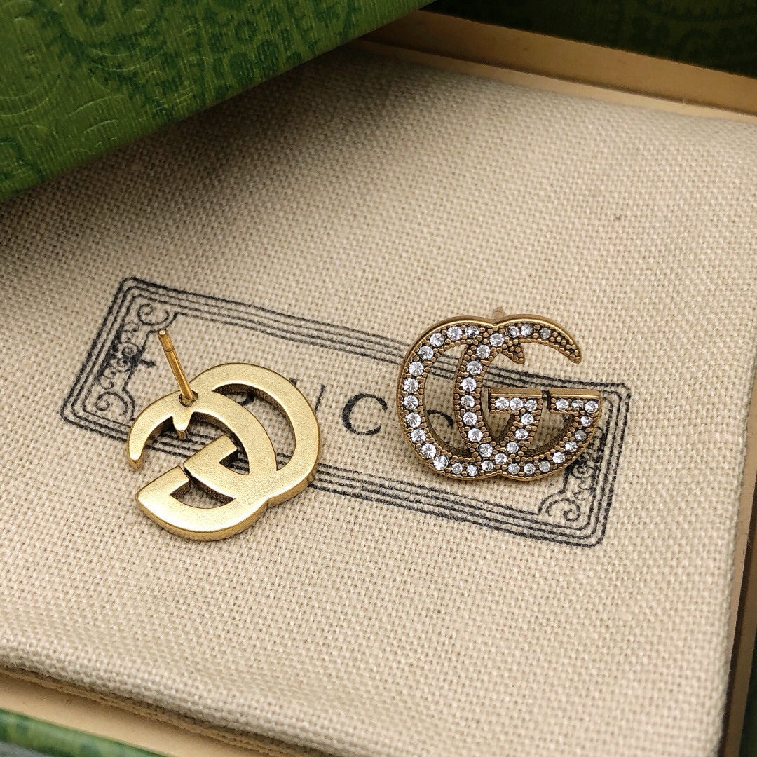 Gucci Interlocking G Crystal Accent Mini Earrings - album image 5