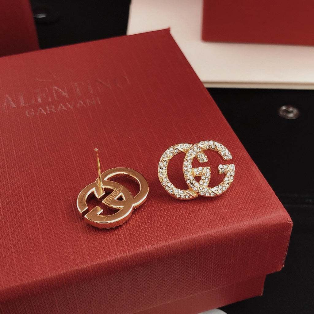Gucci Rose Red Twisted Earrings - album image 7