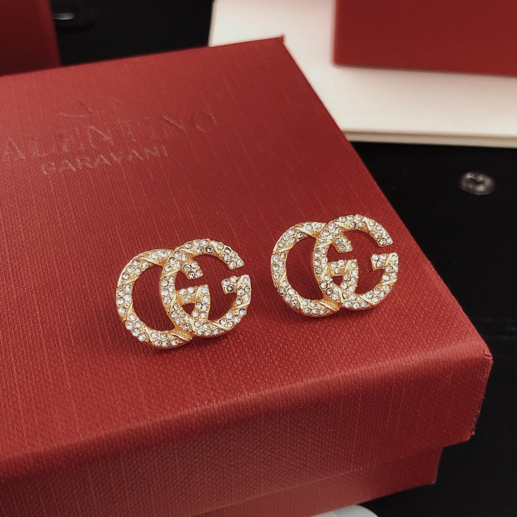 Gucci Rose Red Twisted Earrings - album image 6