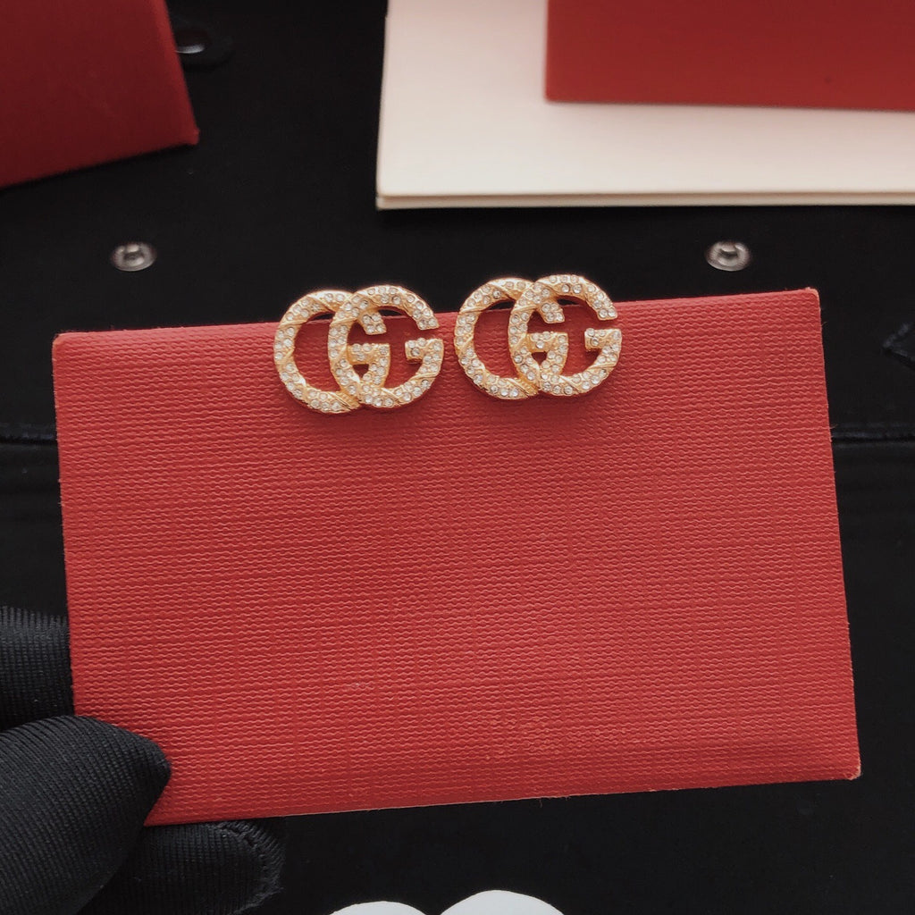 Gucci Rose Red Twisted Earrings - album image 4