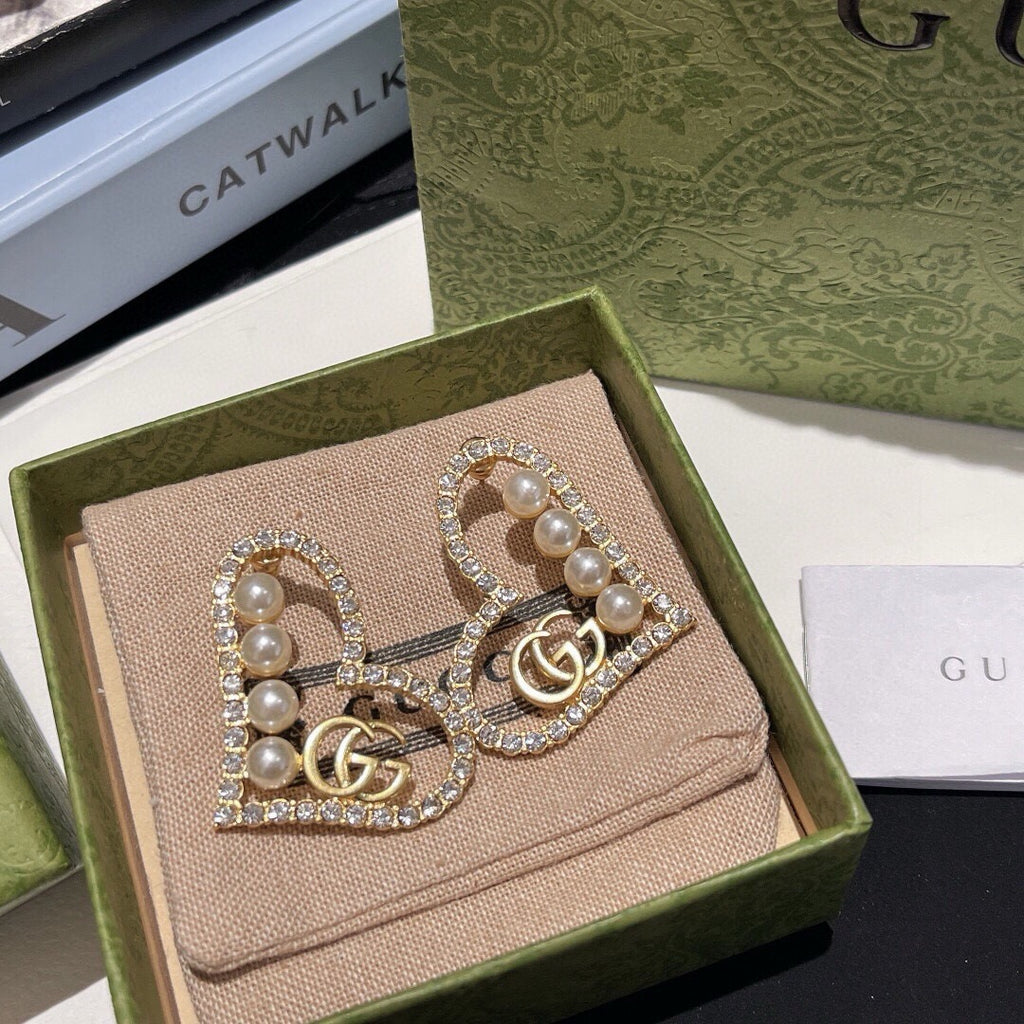 Gucci Interlocking G Heart Earrings - album image 4