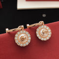 Gucci Rose Rose Gold-Tone Gold-Tone Earrings - album image 1