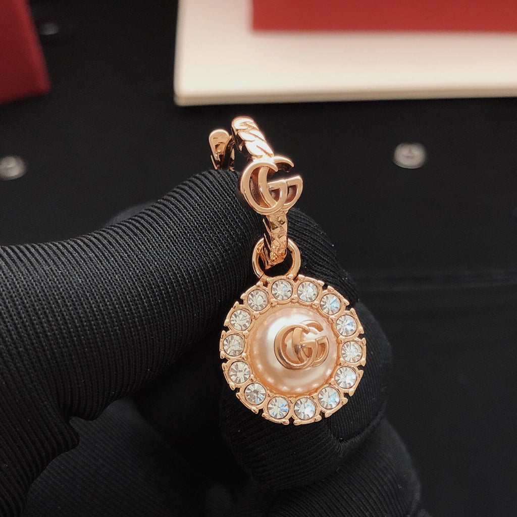 Gucci Rose Rose Gold-Tone Gold-Tone Earrings - album image 3