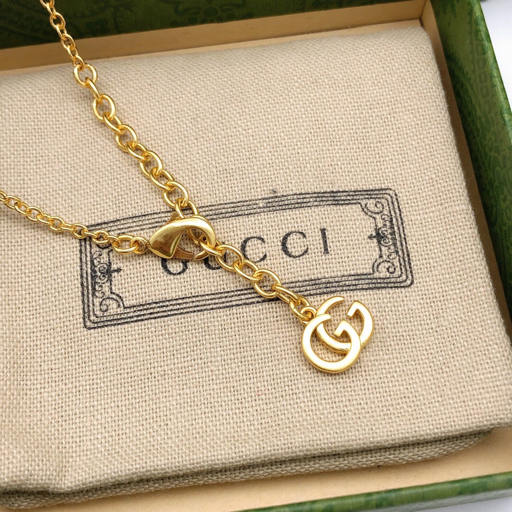 Gucci Interlocking G Heart Crystal Accent Necklace - album image 5