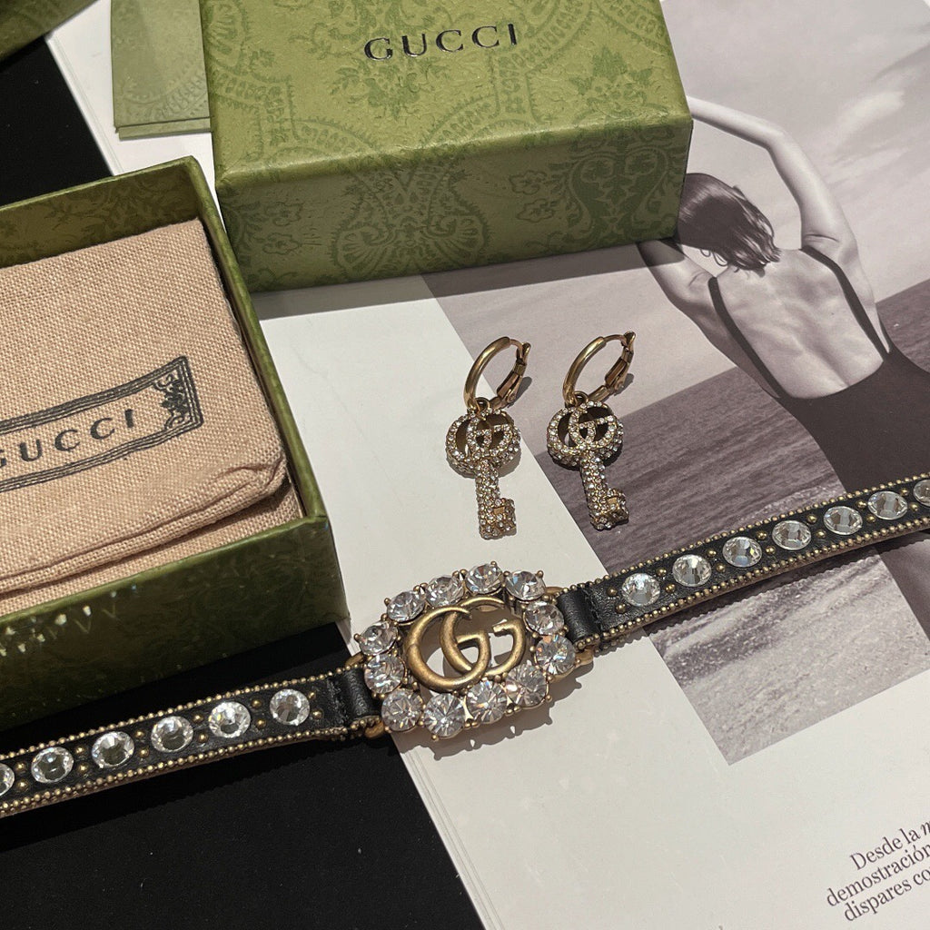 Chanel Letter Motif Key Leather Necklace - album image 4