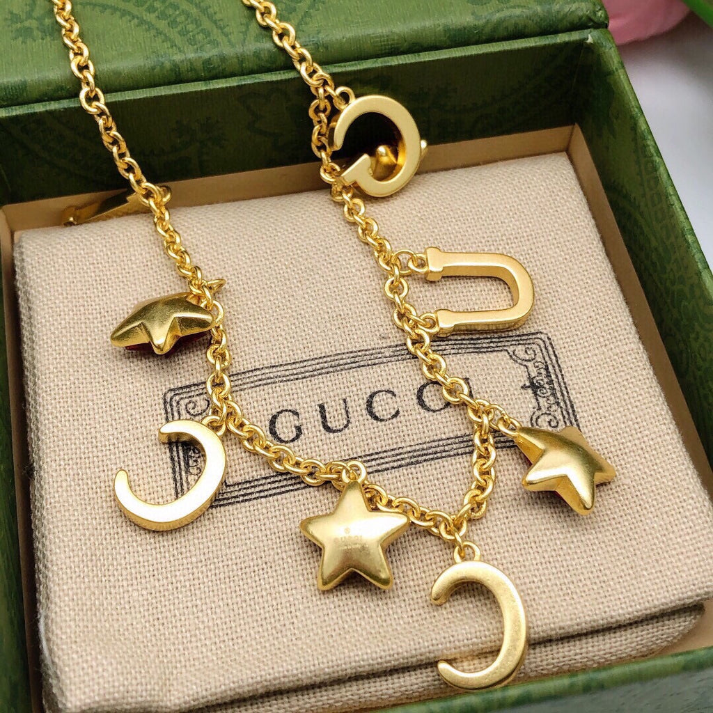 Gucci Interlocking G Red Star Necklace - album image 6