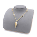 Gucci Interlocking G Antique Gold-Tone Necklace - album image 1