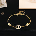 Dior Gold-Tone CD Star-Station Bracelet - product image 1