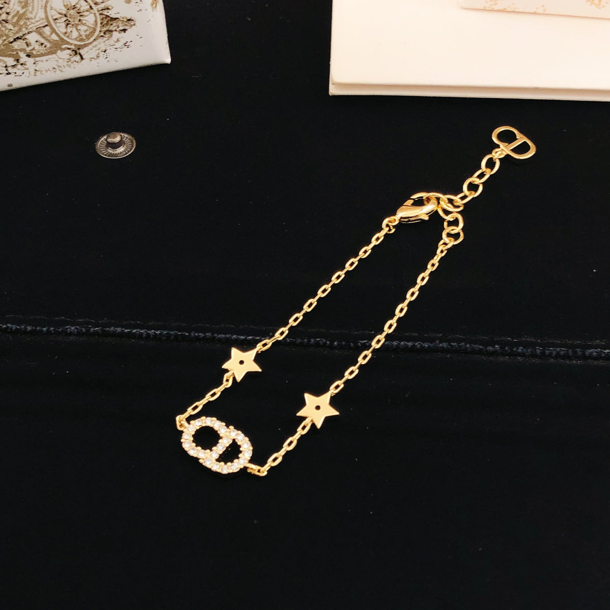 Dior Gold-Tone CD Star-Station Bracelet - product image 2