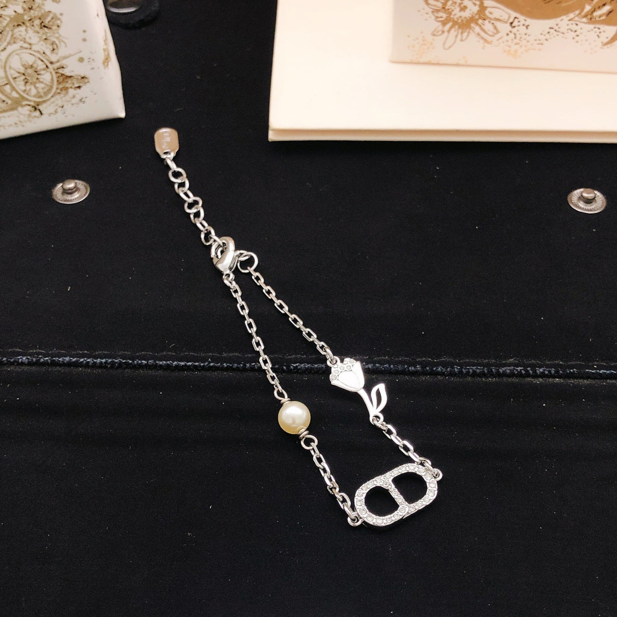 Dior Silver-Tone CD Butterfly Bracelet - product image 3