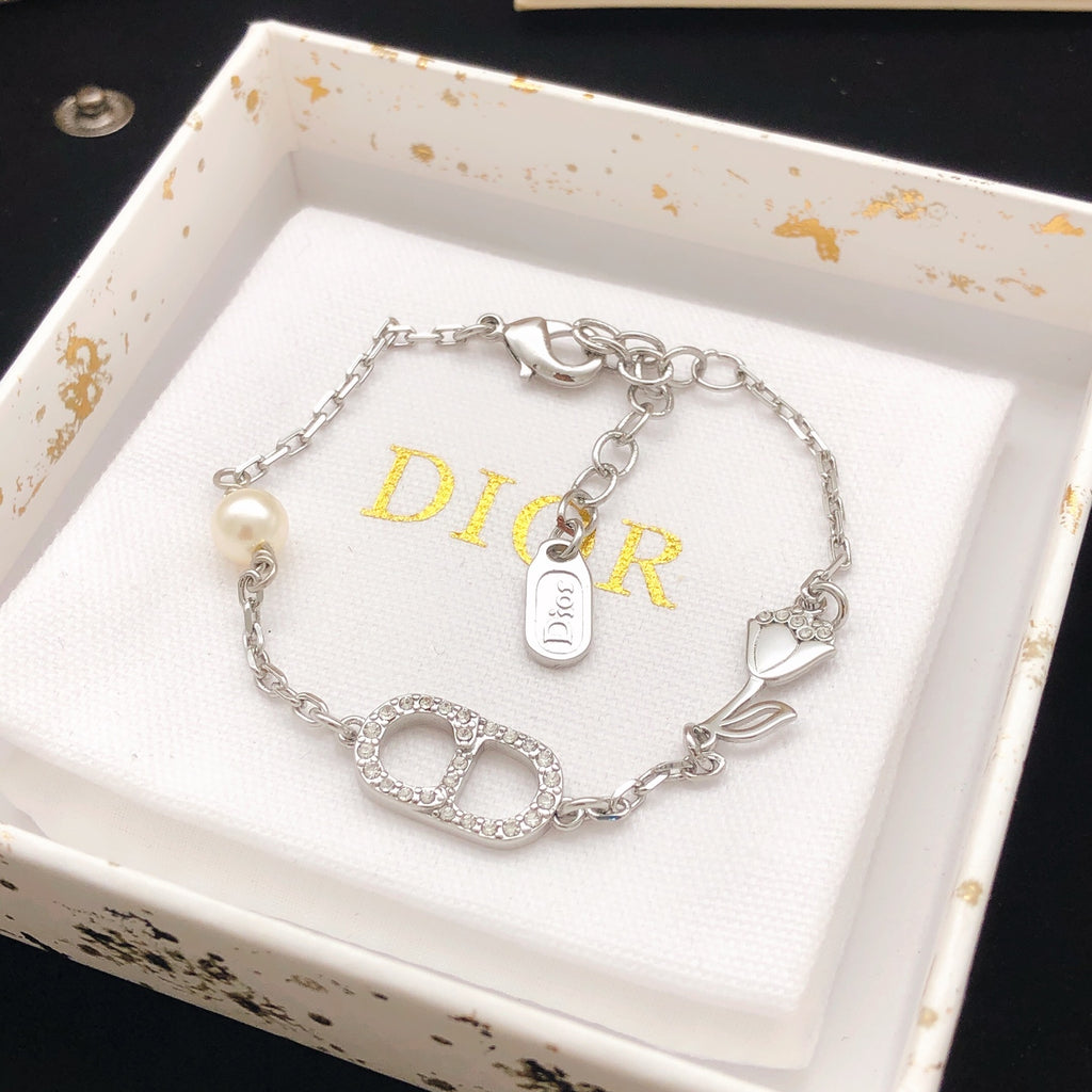 Dior Silver-Tone CD Butterfly Bracelet - product image 2