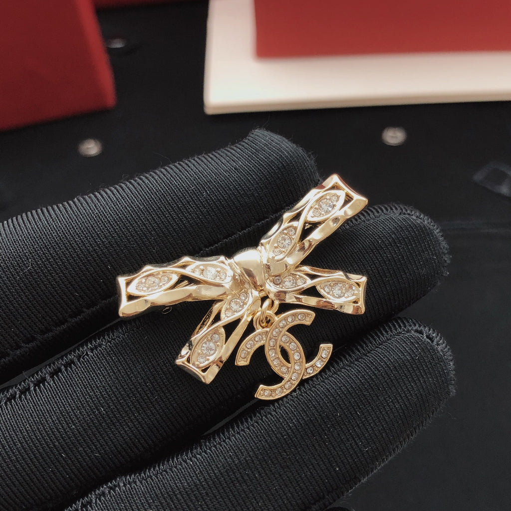 Chanel Bow Butterfly Brooch - album image 5