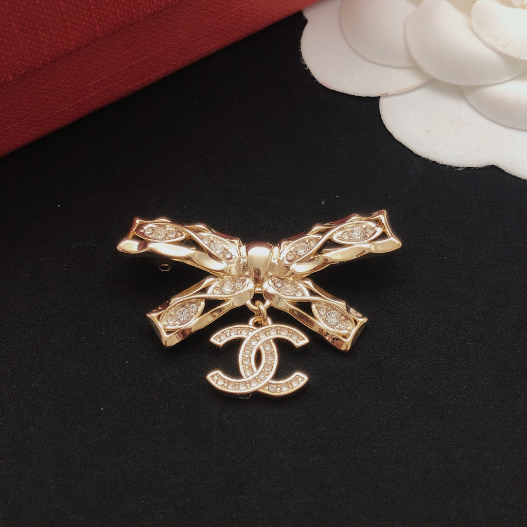 Chanel Bow Butterfly Brooch - album image 2