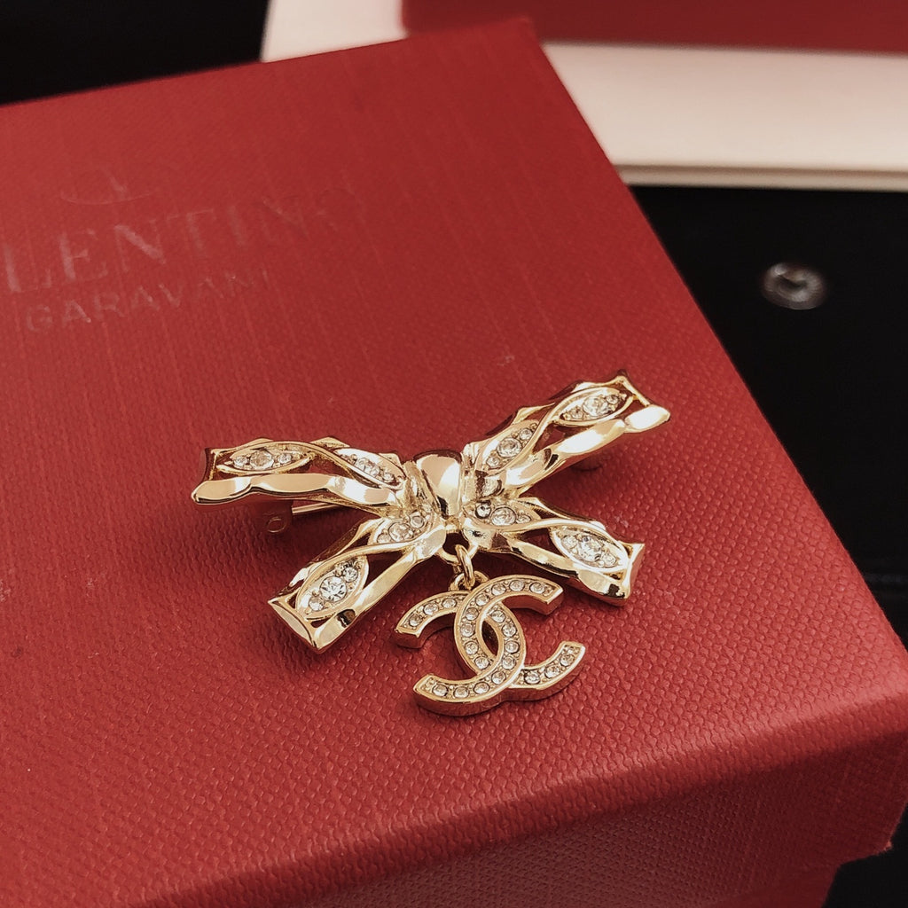 Chanel Bow Butterfly Brooch - album image 3