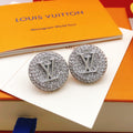 Louis Vuitton Silver-Tone Circular Earrings - album image 1