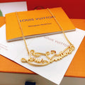 Louis Vuitton LV Letter Polished Necklace - album image 1