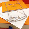 Louis Vuitton LV Letter Polished Necklace - album image 1