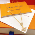 Louis Vuitton Tassel Crystal Accent Necklace - album image 1