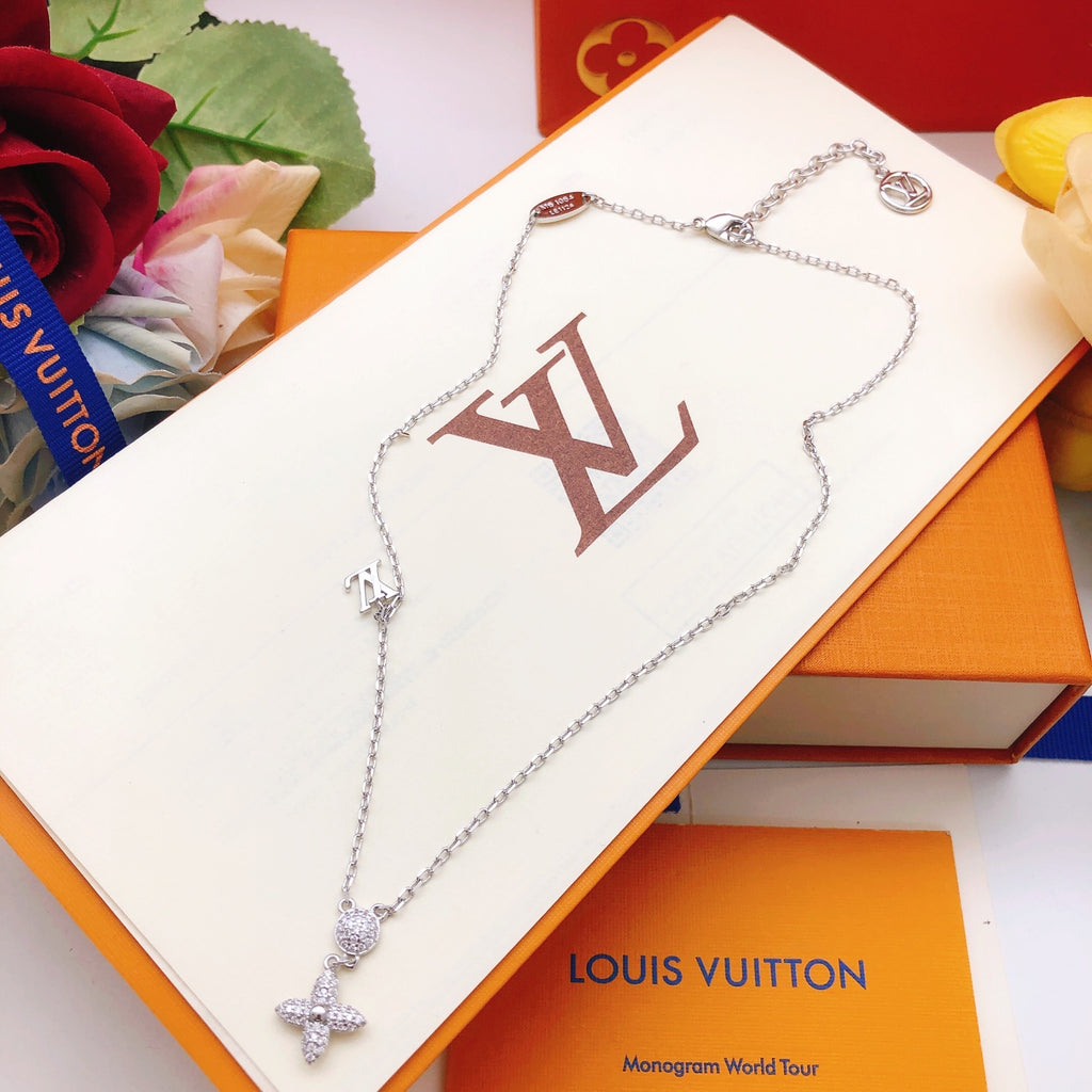 Louis Vuitton Tassel Crystal Accent Necklace - album image 5