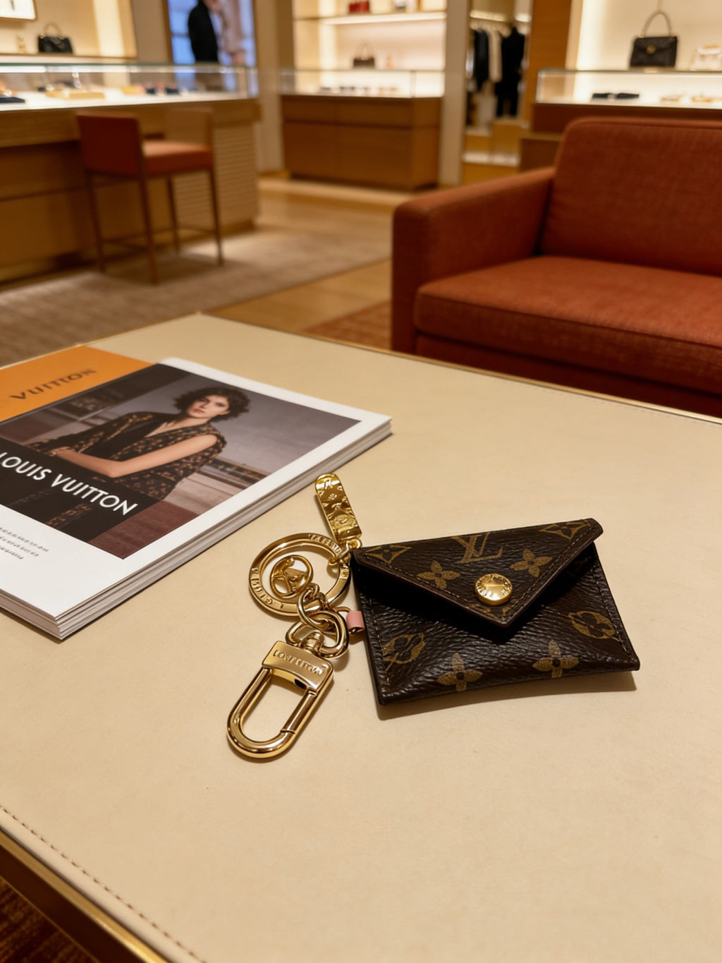 Louis Vuitton Black Mini Cube Bag Charm - album image 7