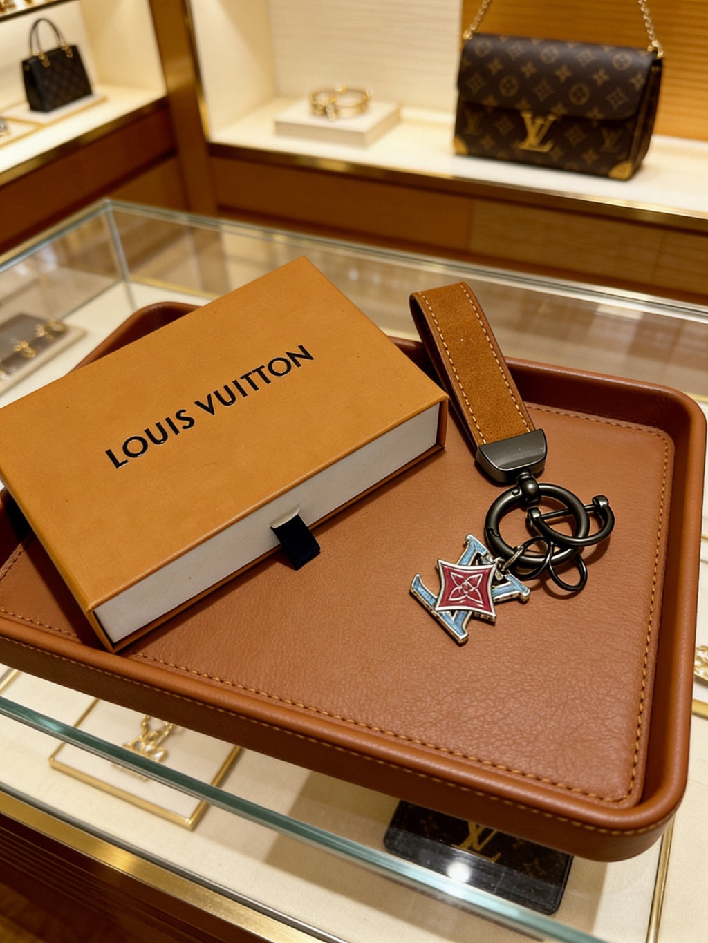 Louis Vuitton Silver-Tone Outline Character Keychain - album image 5