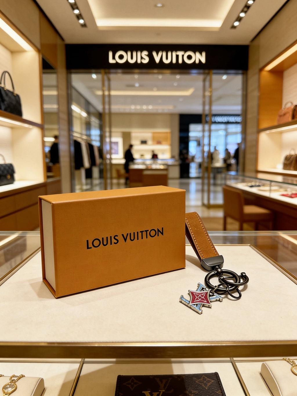 Louis Vuitton Silver-Tone Outline Character Keychain - album image 7