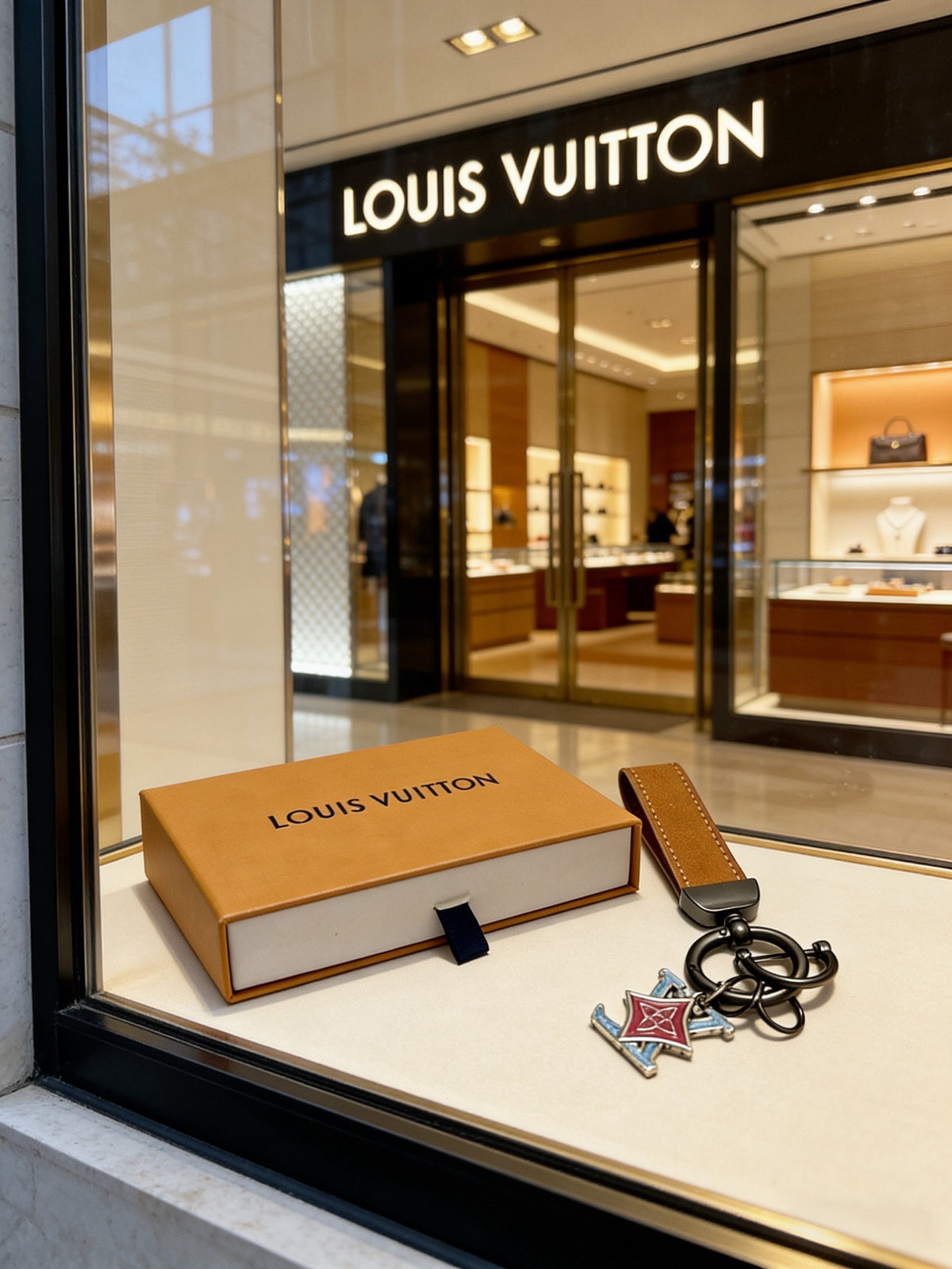 Louis Vuitton Silver-Tone Outline Character Keychain - album image 6