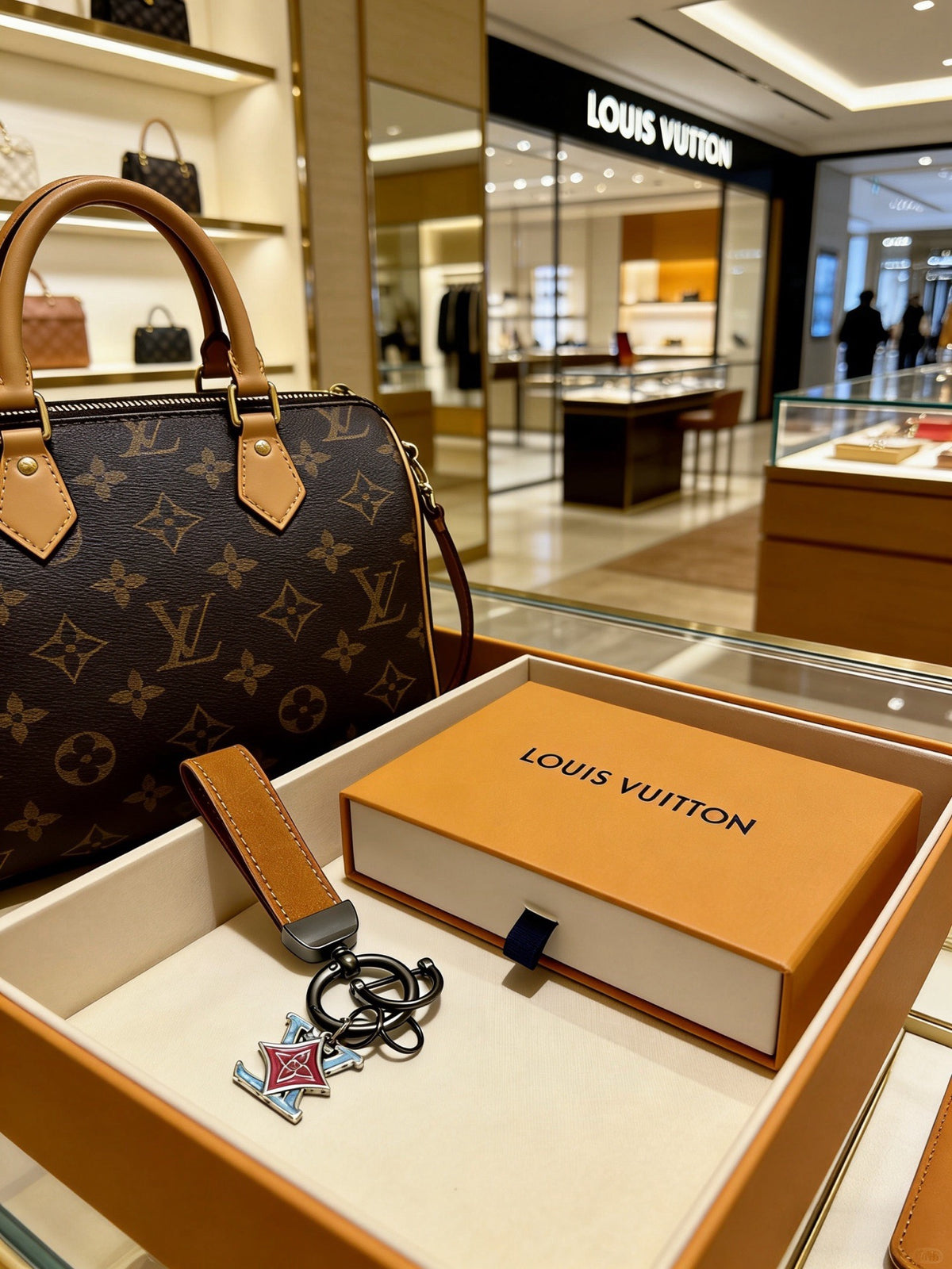 Louis Vuitton Silver-Tone Outline Character Keychain - album image 4