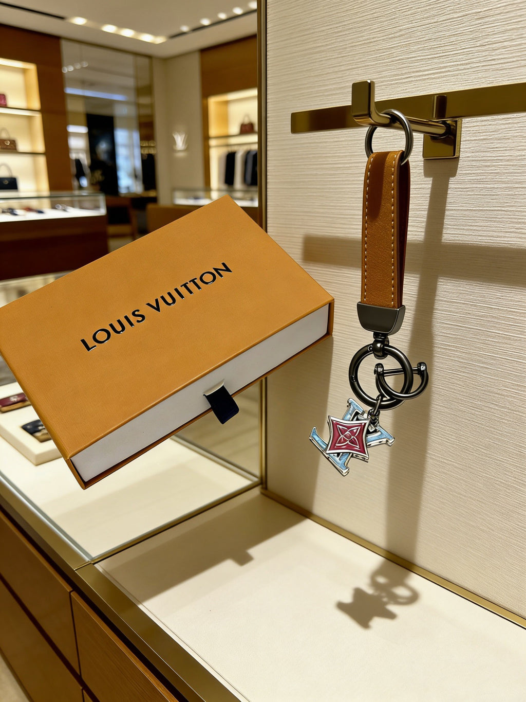 Louis Vuitton Silver-Tone Outline Character Keychain - album image 2