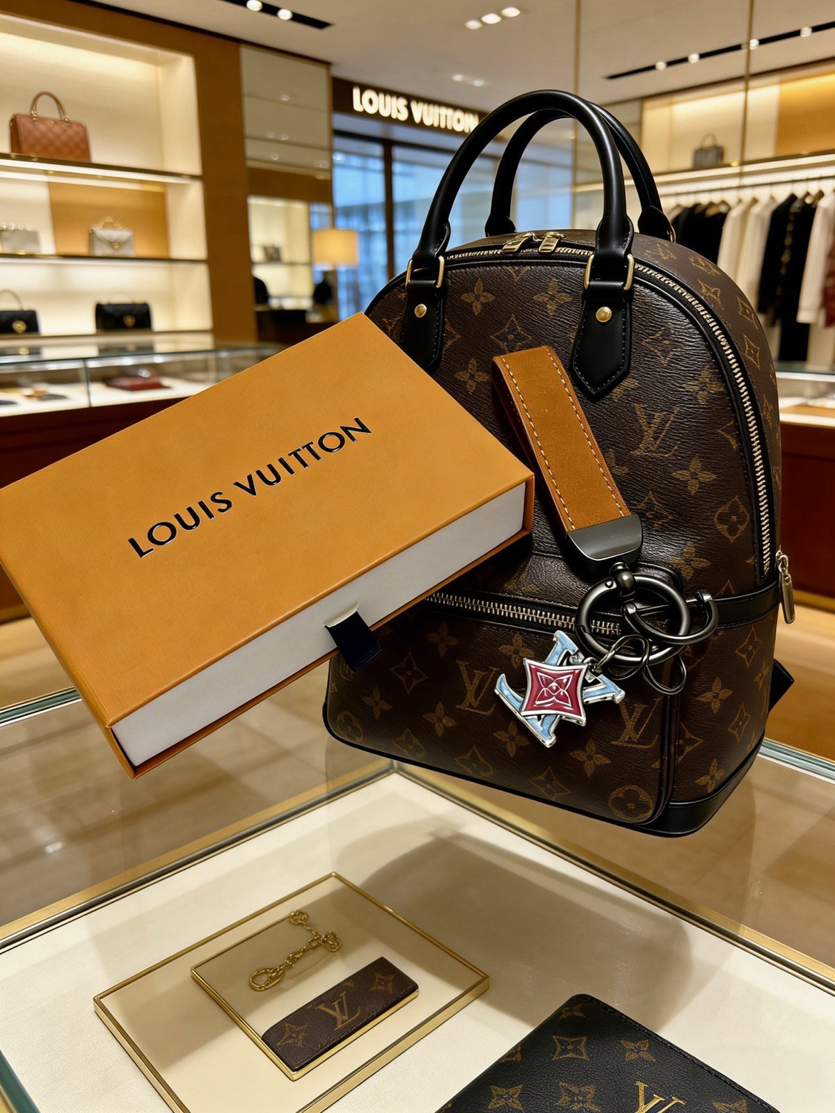 Louis Vuitton Silver-Tone Outline Character Keychain - album image 3