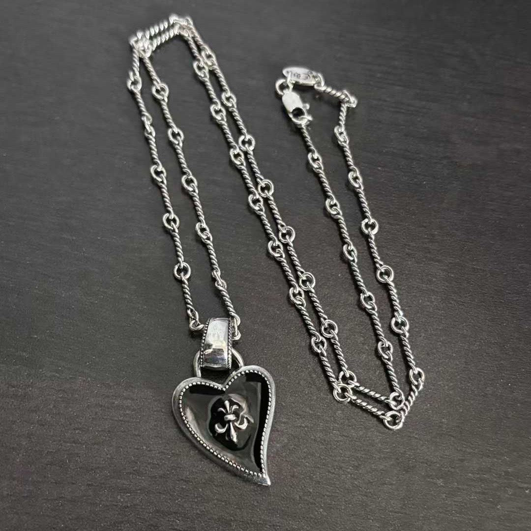 Chrome Hearts Dark Heart Drop Earrings - album image 3