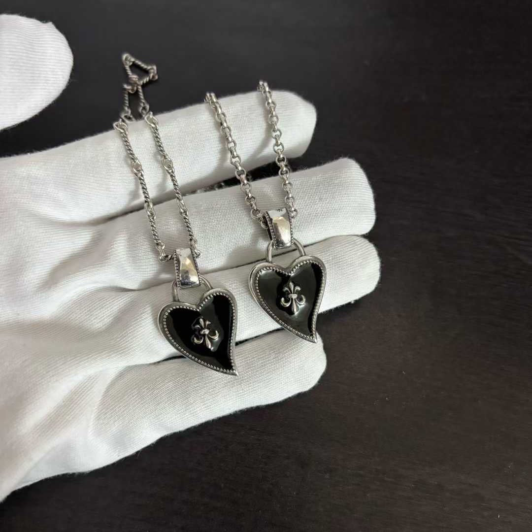 Chrome Hearts Dark Heart Drop Earrings - album image 1