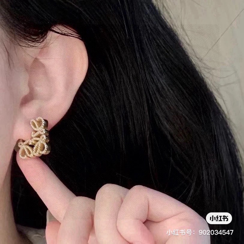 Loewe Crystal Floral Anagram Earrings - product image 6