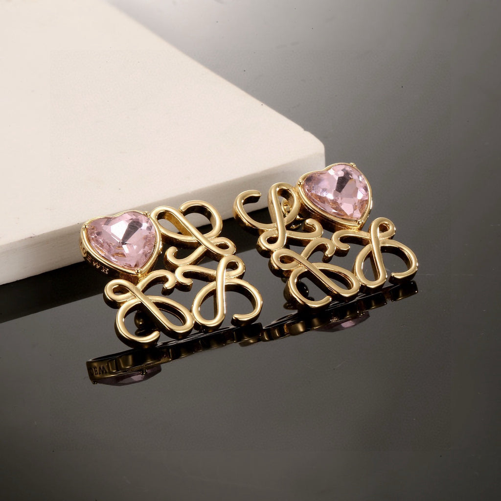 Loewe Pink Accent Anagram Earrings - product image 5