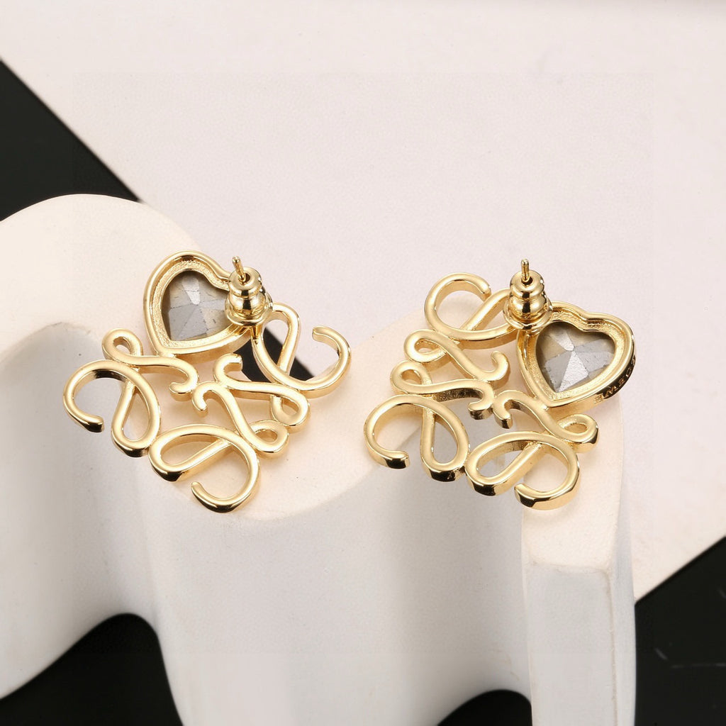 Loewe Pink Accent Anagram Earrings - product image 3