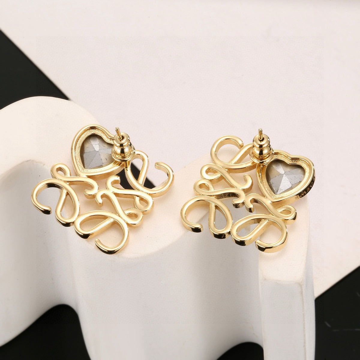 Loewe Pink Accent Anagram Earrings - product image 3