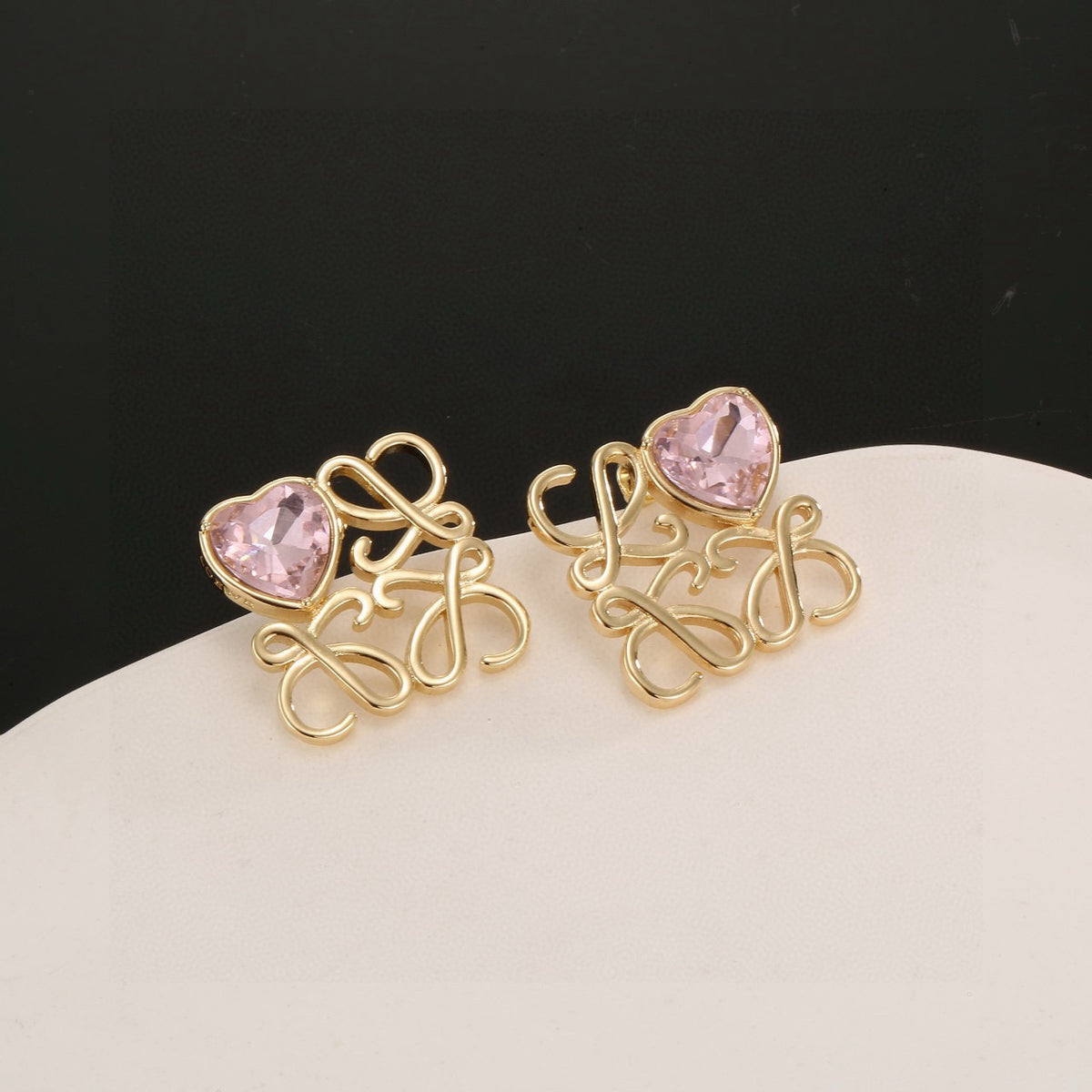 Loewe Pink Accent Anagram Earrings - product image 4