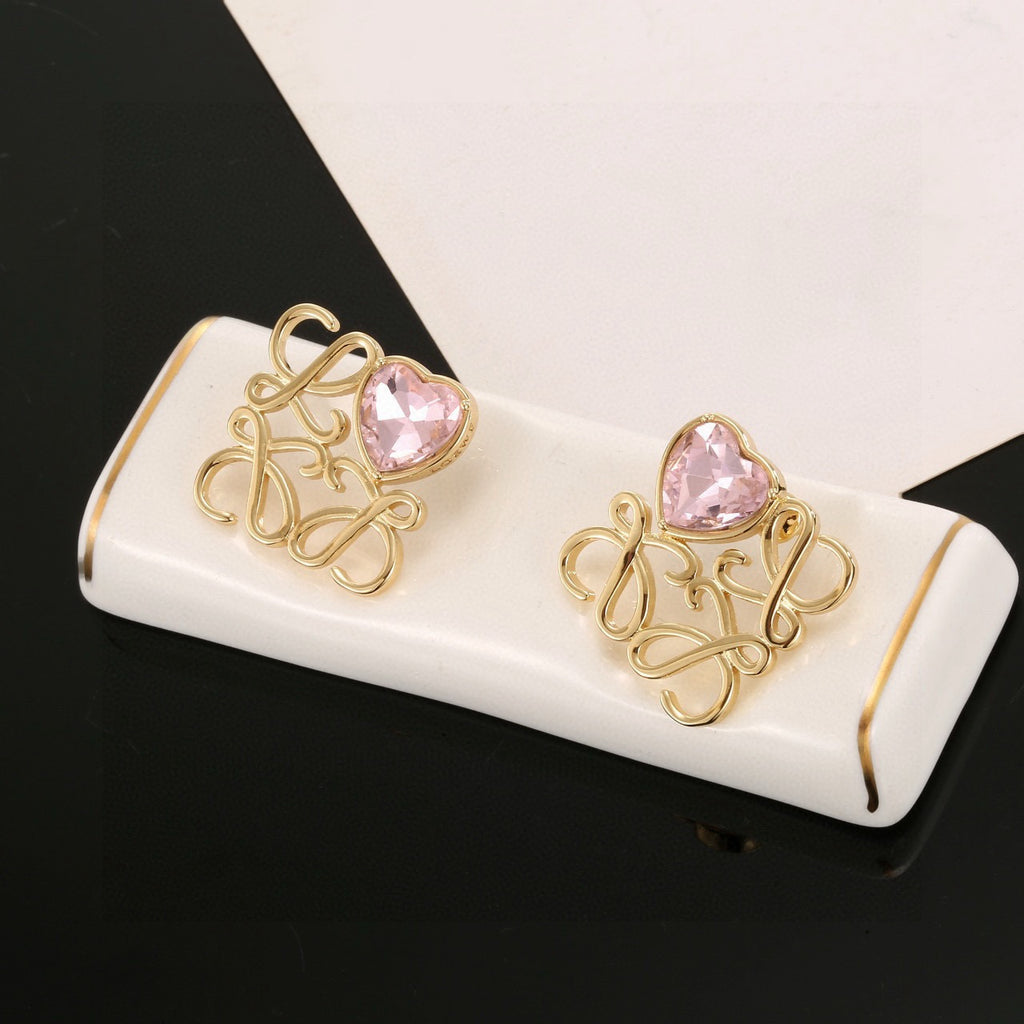 Loewe Pink Accent Anagram Earrings - product image 6
