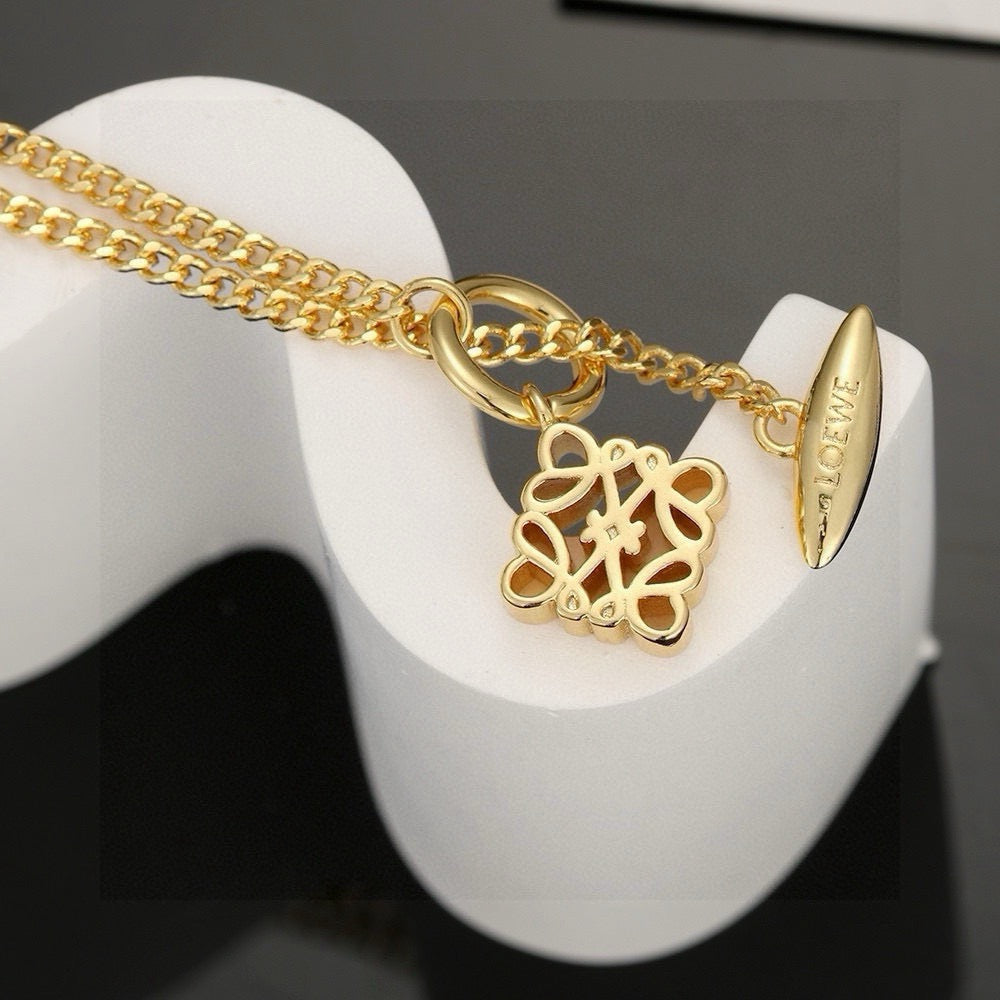 Loewe Sculptural Anagram Pendant Necklace - product image 2