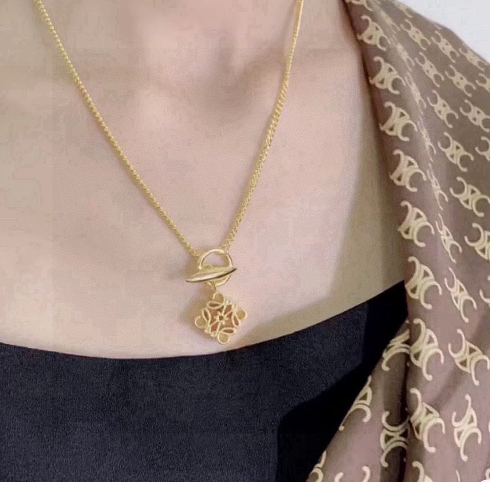 Loewe Sculptural Anagram Pendant Necklace - product image 3