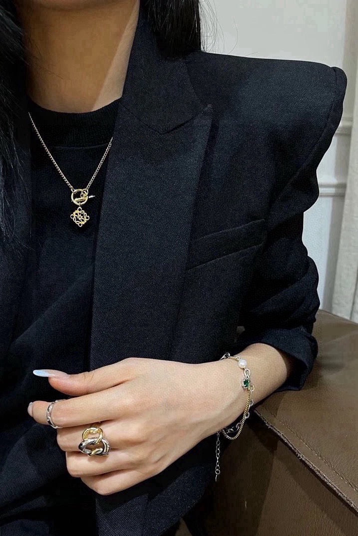 Loewe Sculptural Anagram Pendant Necklace - product image 8
