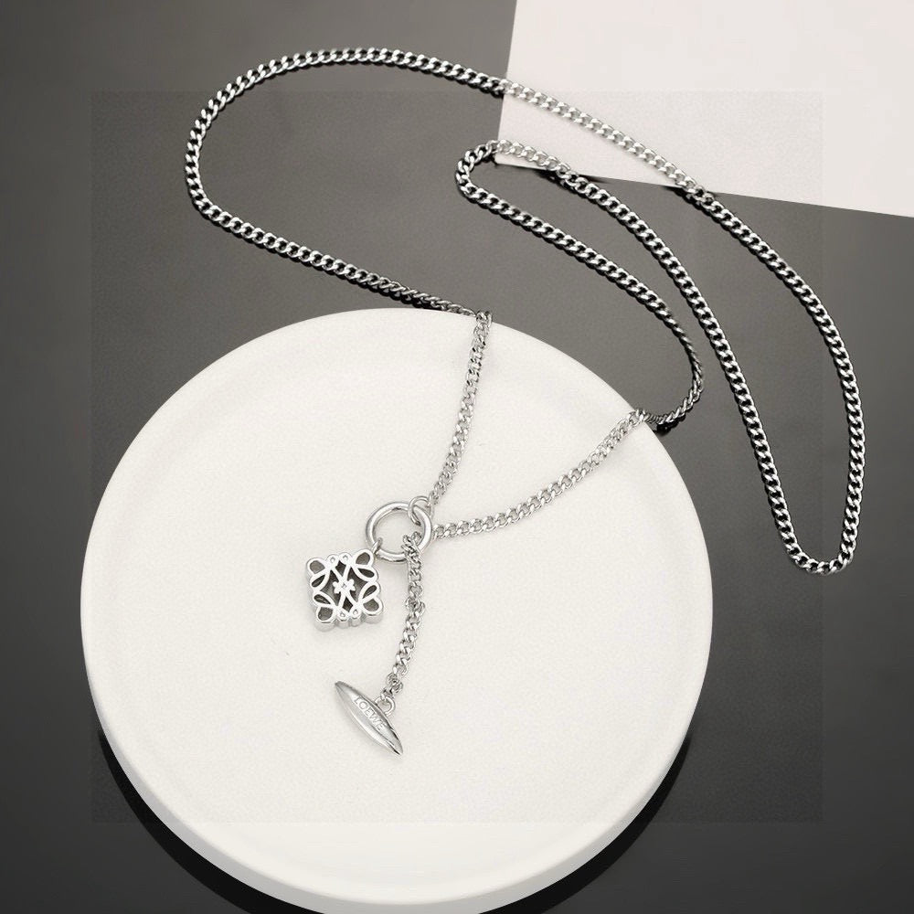 Loewe Sculptural Anagram Pendant Necklace - product image 9